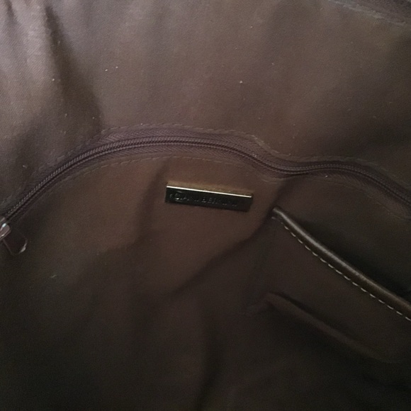 GIANI BERNINI all leather purse, in a very rich brown - Picture 6 of 11